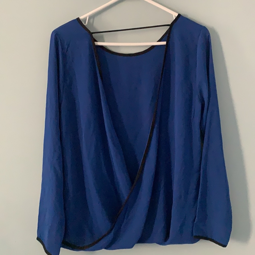 Open back shirt